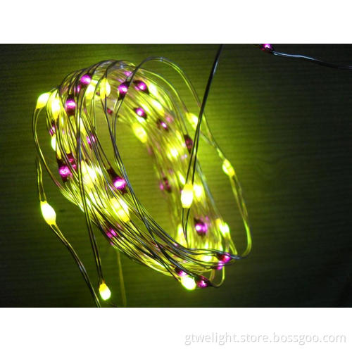 Orange White String Light for Decoration Pretty Light 5.6cm 10cm 20cm